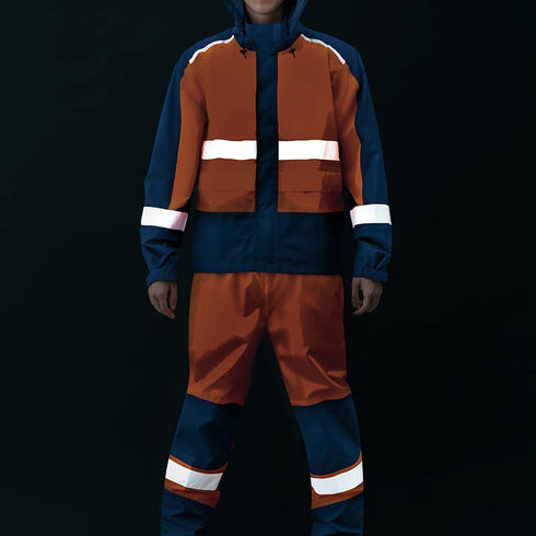 56206 アイトス レインウェア 上下セット(男女兼用)(FS-1110)