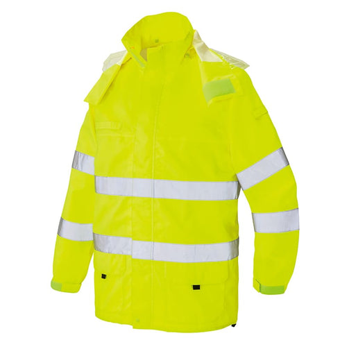 562405 アイトス 高視認性 レインジャケット