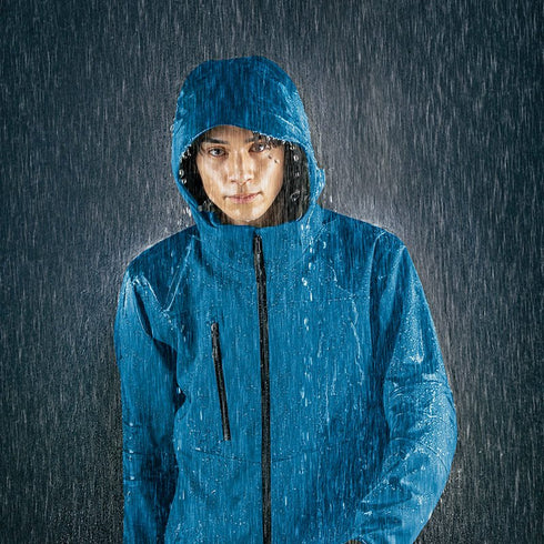 562411 アイトス 原着全天候型 レインウェア ストレッチジャケット(男女兼用)