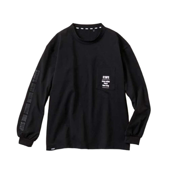 S2562 - 1 長袖Tシャツ 胸ポケット有