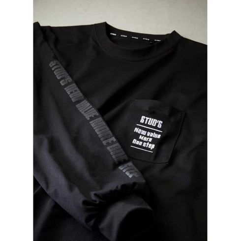 S2562 - 1 長袖Tシャツ 胸ポケット有