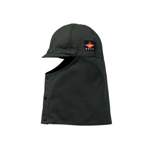 451 難燃キャップ型溶接帽子 (ツバ短)