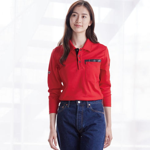 501 村上被服 長袖ポロシャツ