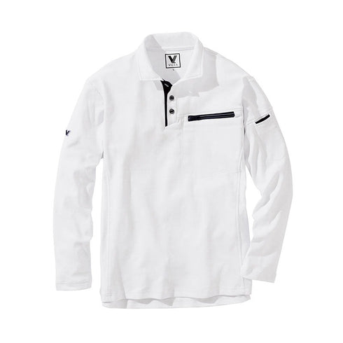 801 村上被服 長袖ポロシャツ