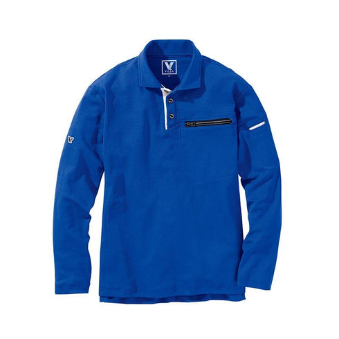 801 村上被服 長袖ポロシャツ