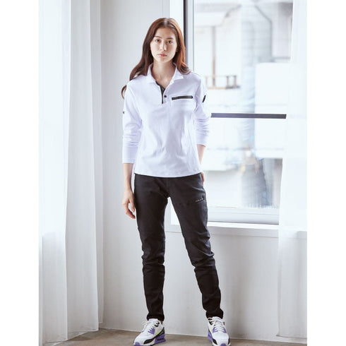 801 村上被服 長袖ポロシャツ