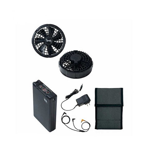 AITOZ 865975 空調服 スターターキット 18V ブラック (SK23011)