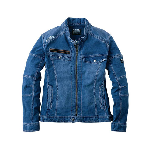 寅壱 8970 - 554 デニムライダースジャケット