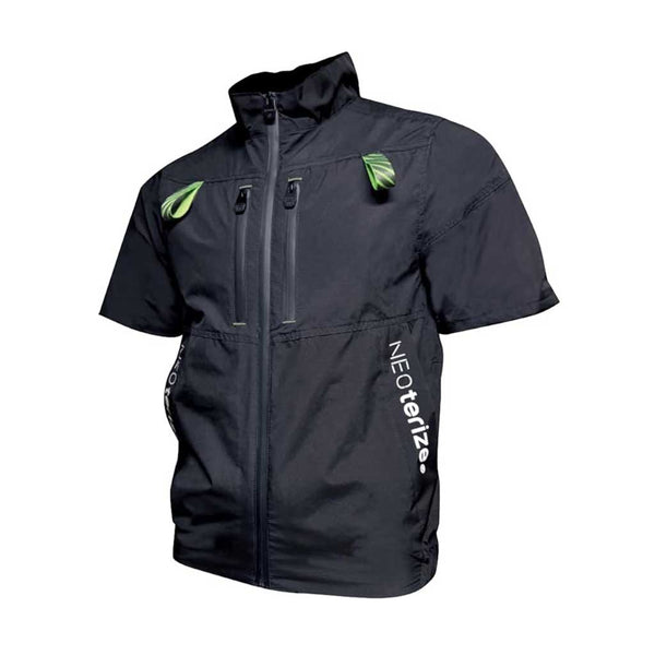 AirDUCT AD - 543 ネオテライズ 半袖ブルゾン ブラック