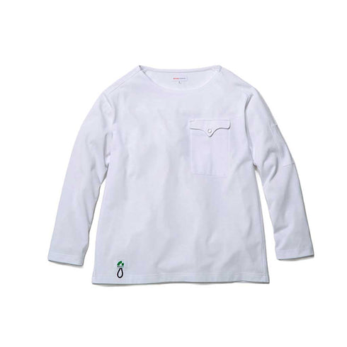 B3905-52 長袖Tシャツ (胸ポケット付き)