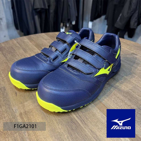 MIZUNO F1GA2101 安全靴 14.ネイビーイエロー