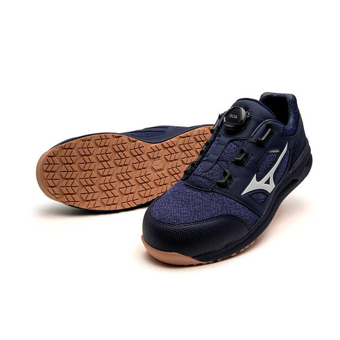 MIZUNO F1GA2202 安全靴 14.ネイビー×ホワイト