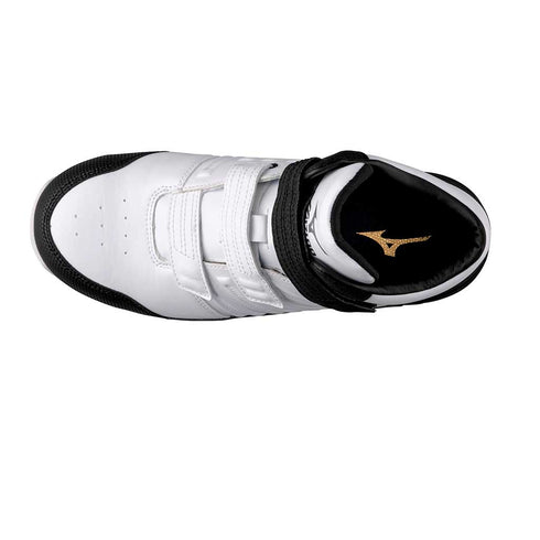 MIZUNO F1GA2205 安全靴 01.ホワイト×シルバー×ブラック