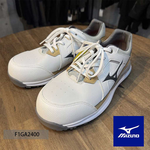 MIZUNO F1GA2400 安全靴 01.ホワイト×ブラック