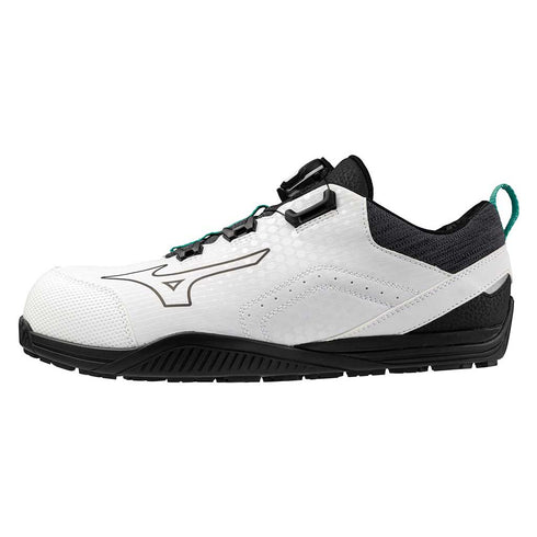 MIZUNO F1GA2402 安全靴 01ホワイト×ブラック