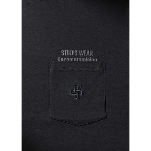 スタッズ S4562-1 シルキーコットンTシャツ(胸ポケ有)