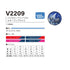 V2209 快適ウェア バイカラーファンベスト