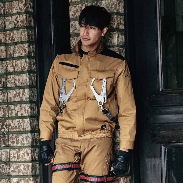 V4211 村上被服 快適ウェア フルハーネス対応難燃長袖ブルゾン