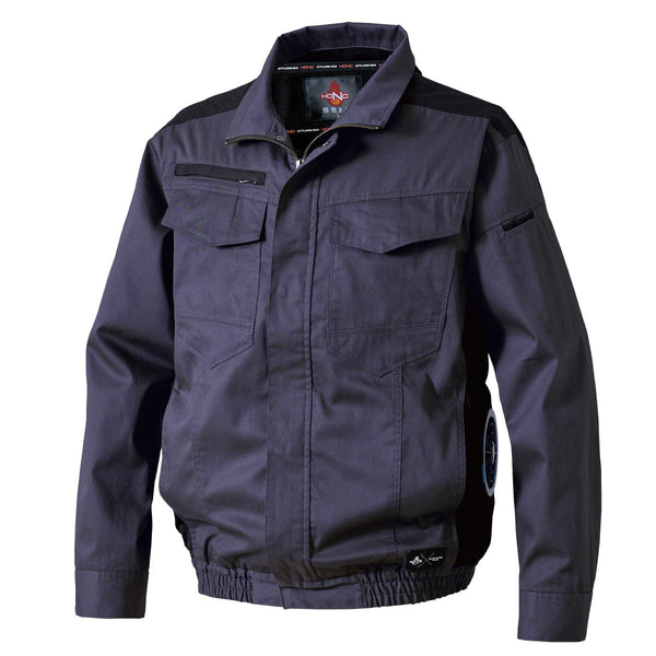 村上被服 HOOH V4212 難燃サイドファン長袖ブルゾン(フルハーネス対応)