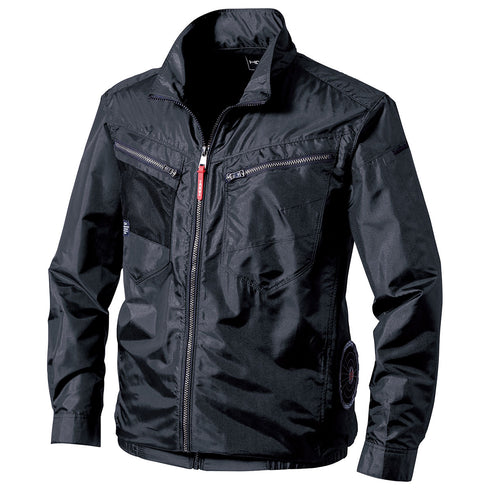 V7712 快適ウェア サイドファン長袖ジャケット