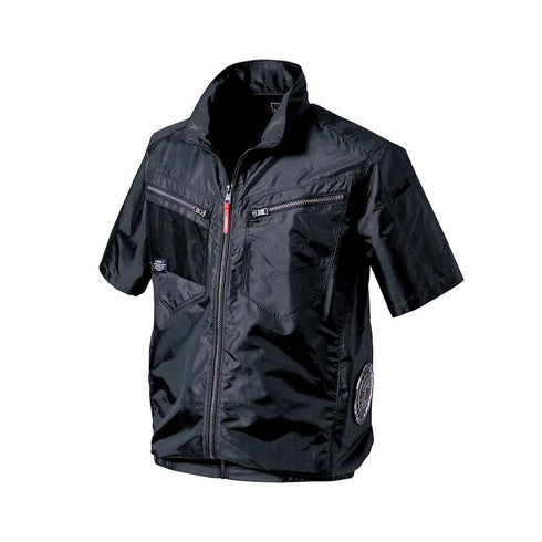 V7717 快適ウェア サイドファン半袖ジャケット