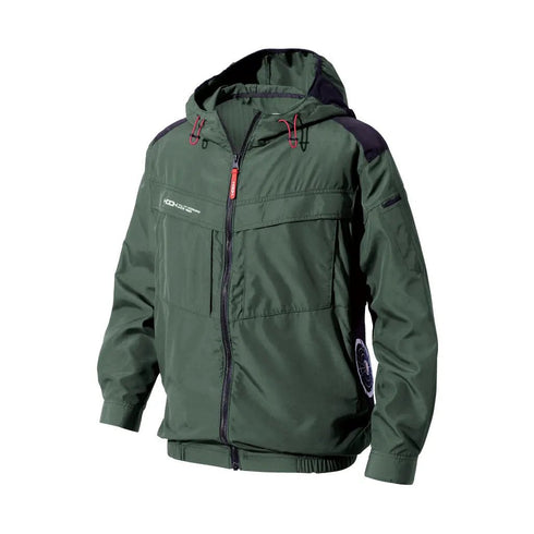 V8812 村上被服 サイドファン長袖フードジャケット