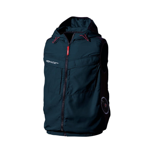 V8819 村上被服 サイドファンフードベスト