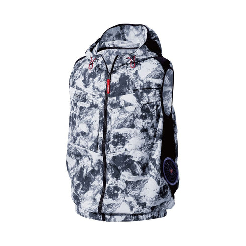 V8819 村上被服 サイドファンフードベスト