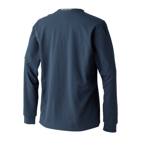 TSデザイン 55350 ニッカーズドライワッフルロングスリーブTシャツ