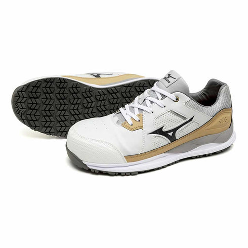 MIZUNO F1GA2400 安全靴 01.ホワイト×ブラック