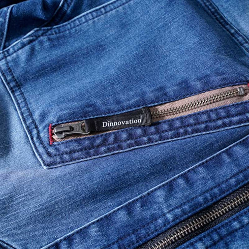 22J013 デニムナイロンポケット ジャケット