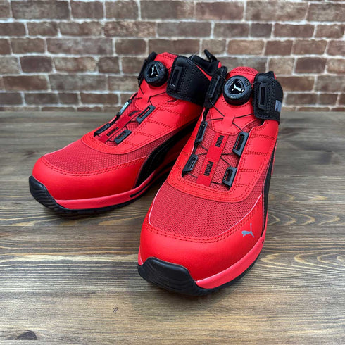 PUMA SAFETY スイッチバック レッド ディスク ミッド 63.215.0