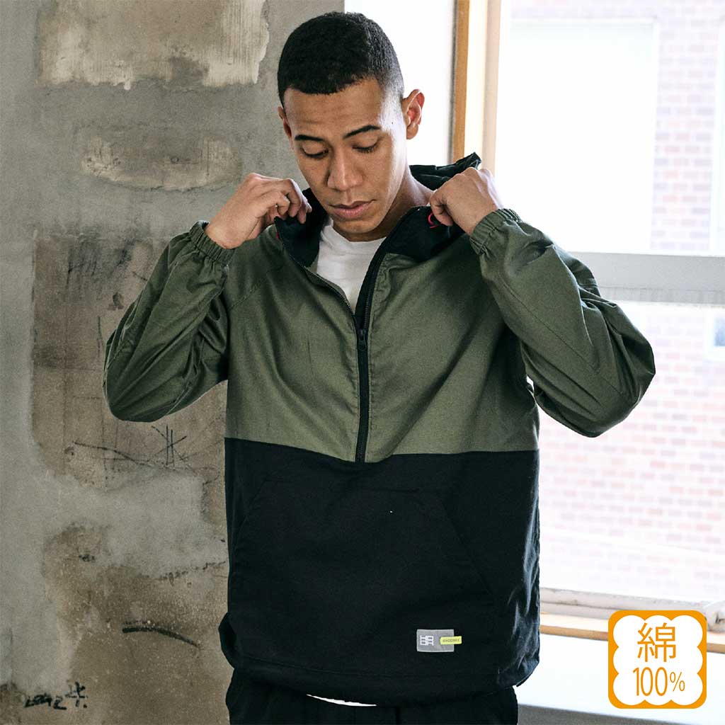 村上被服 3724 アノラックパーカー 綿100％ 現場作業、軽作業、倉庫内